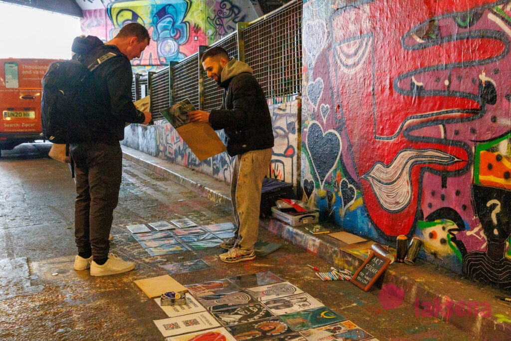 Leake Street arches графитти тоннель