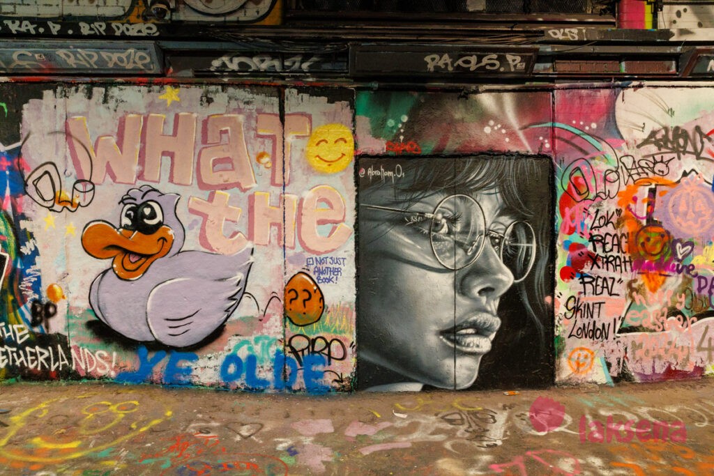 Leake Street arches графитти тоннель