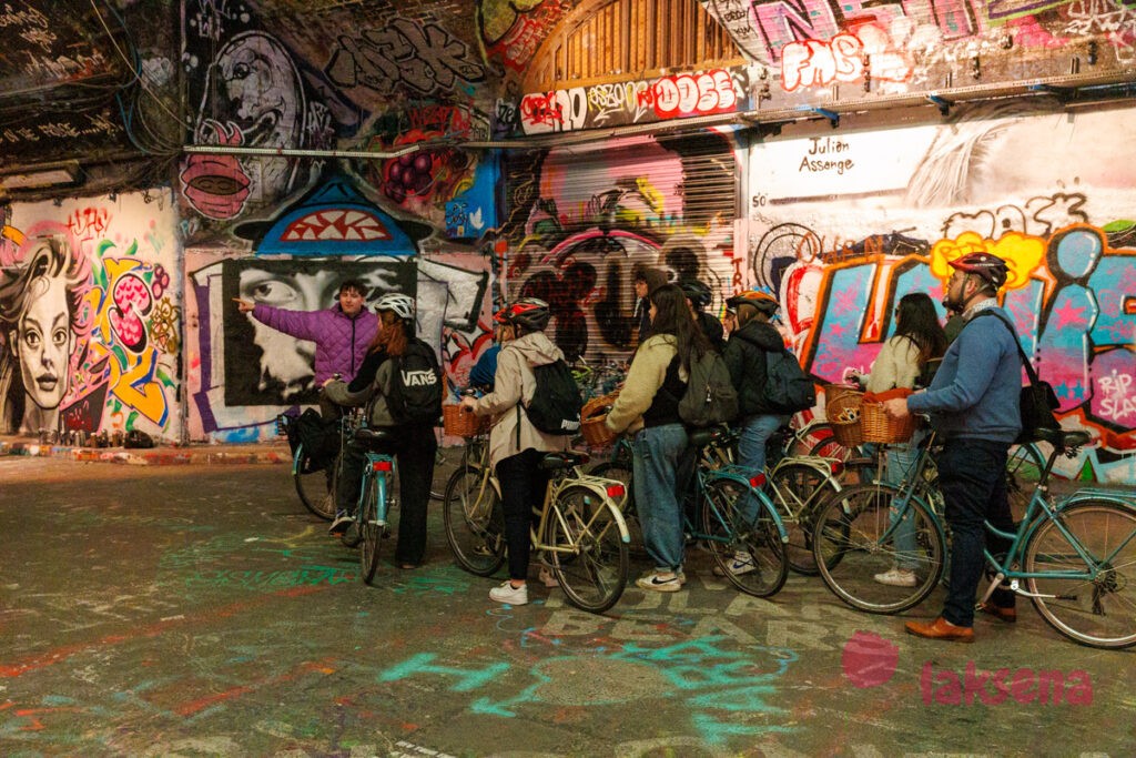 Leake Street arches графитти тоннель