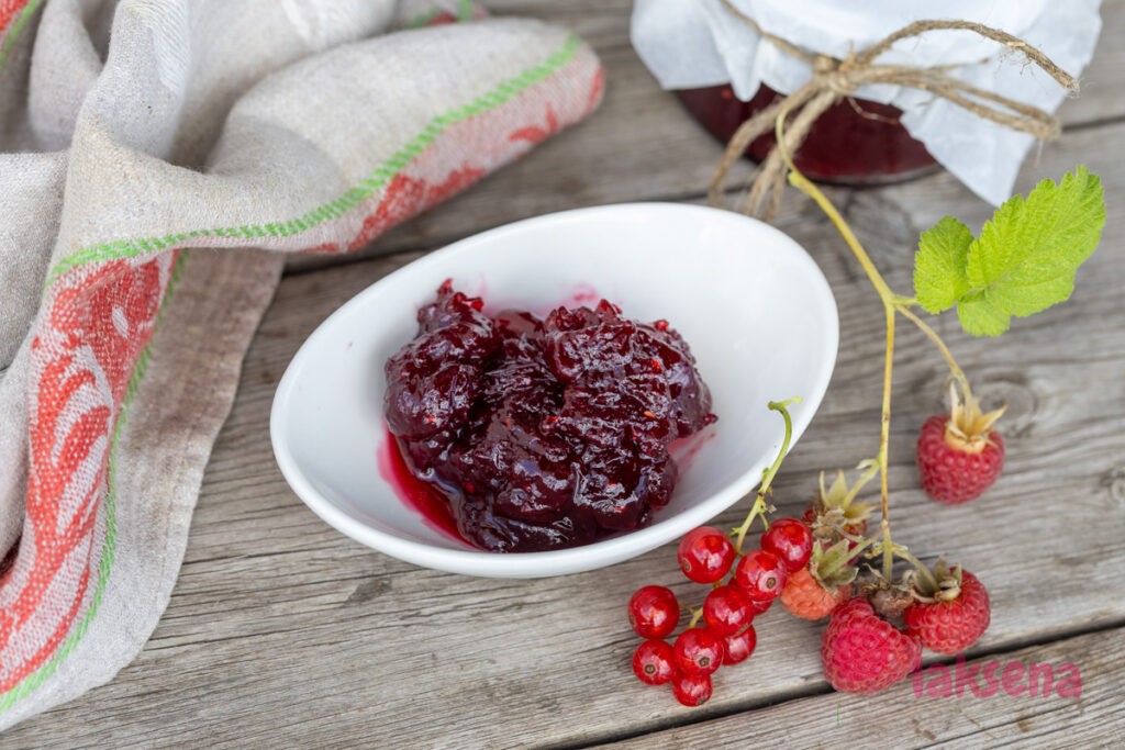 Мармелад малина с красной смородиной