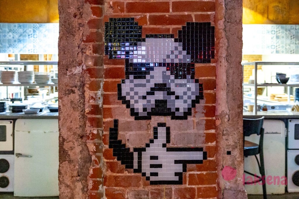 пиксельная мозаика в новосибирске  Star Wars и Микки