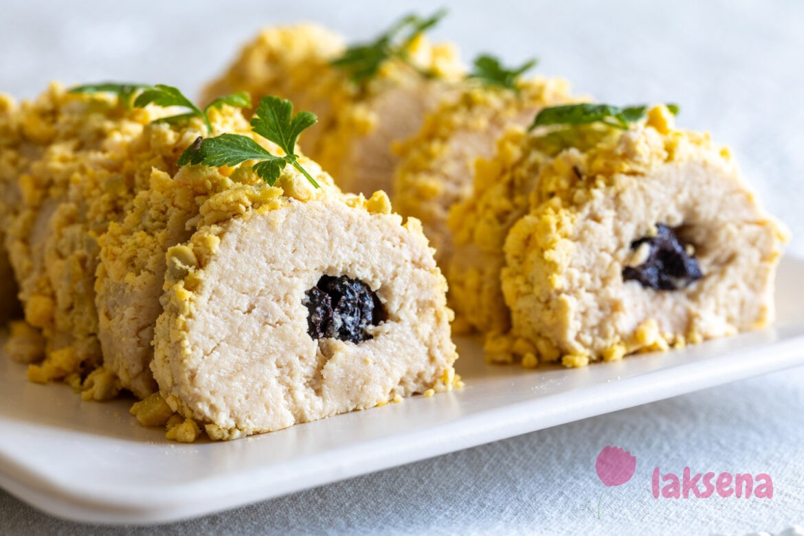 Рулетики с тунцом и сыром