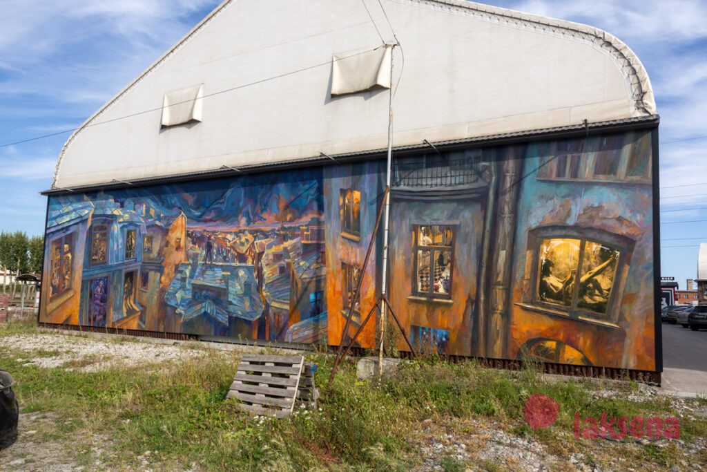 Муралы Виктора Цоя «Спокойная ночь»