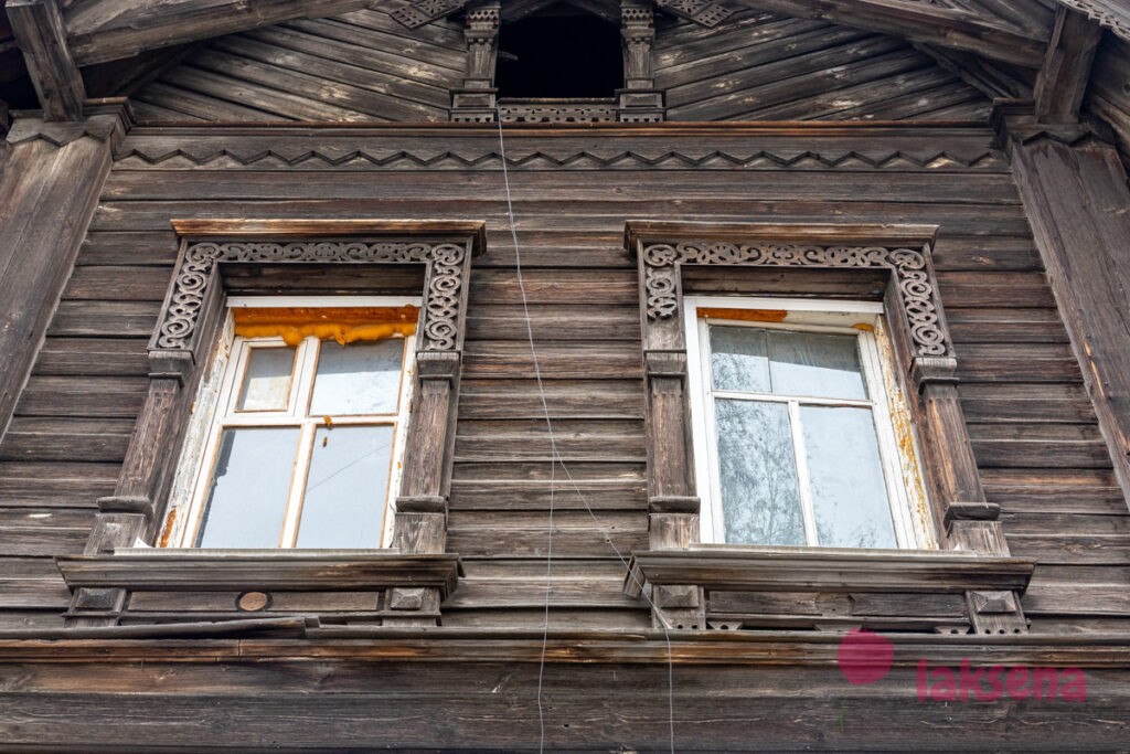 Старый город Барнаула, прогулка Дом Лесневского