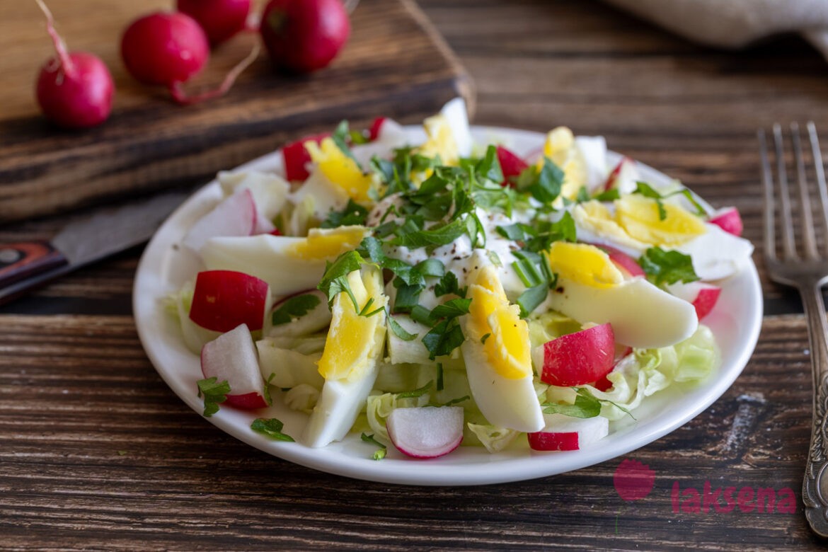 Салат Навруз с редисом