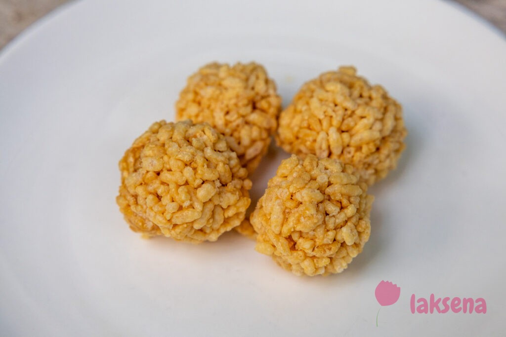 Блюда мальдивской кухни Шарики из воздушного риса (baiy gulha)