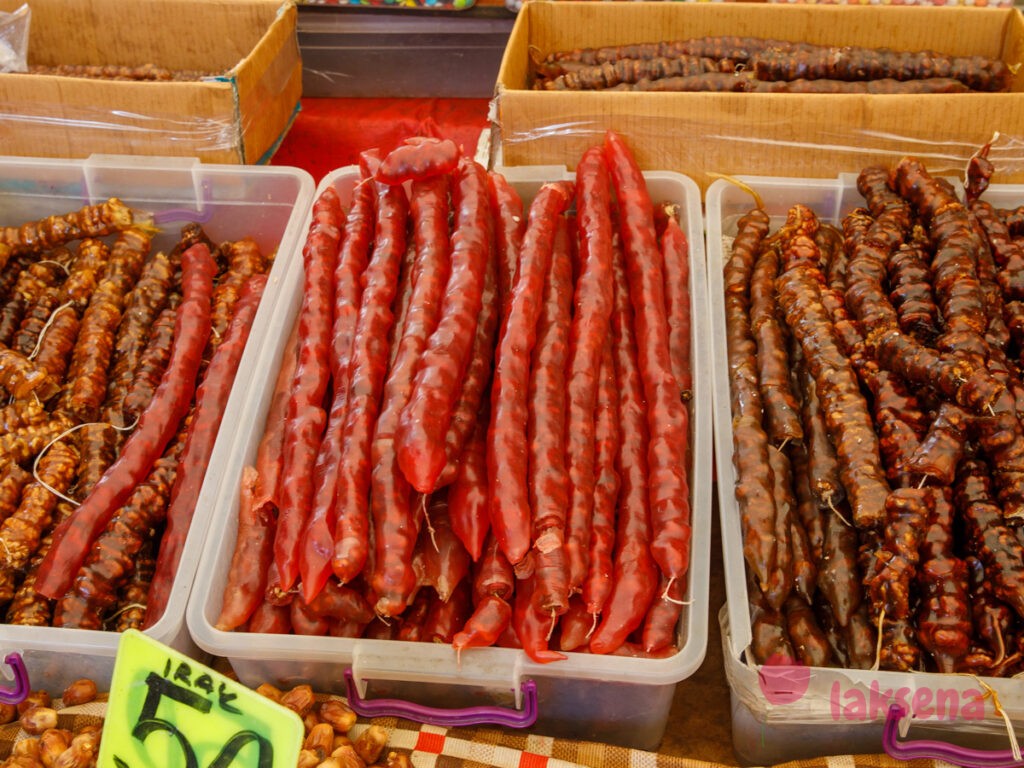 Турецкие сладости Ореховая колбаса, чурчхела (Cevizli Sucuk)